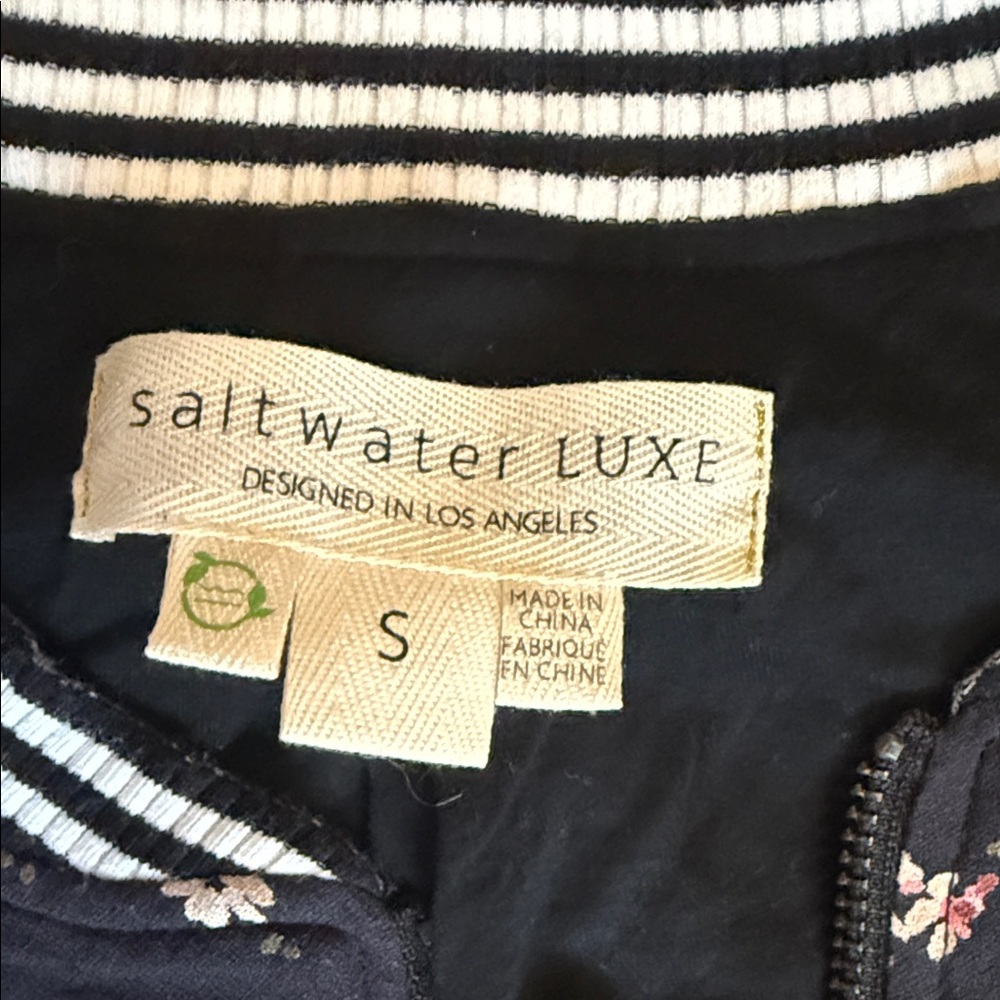 Saltwater LUXE Black Floral Jacket - Picture 2 of 3